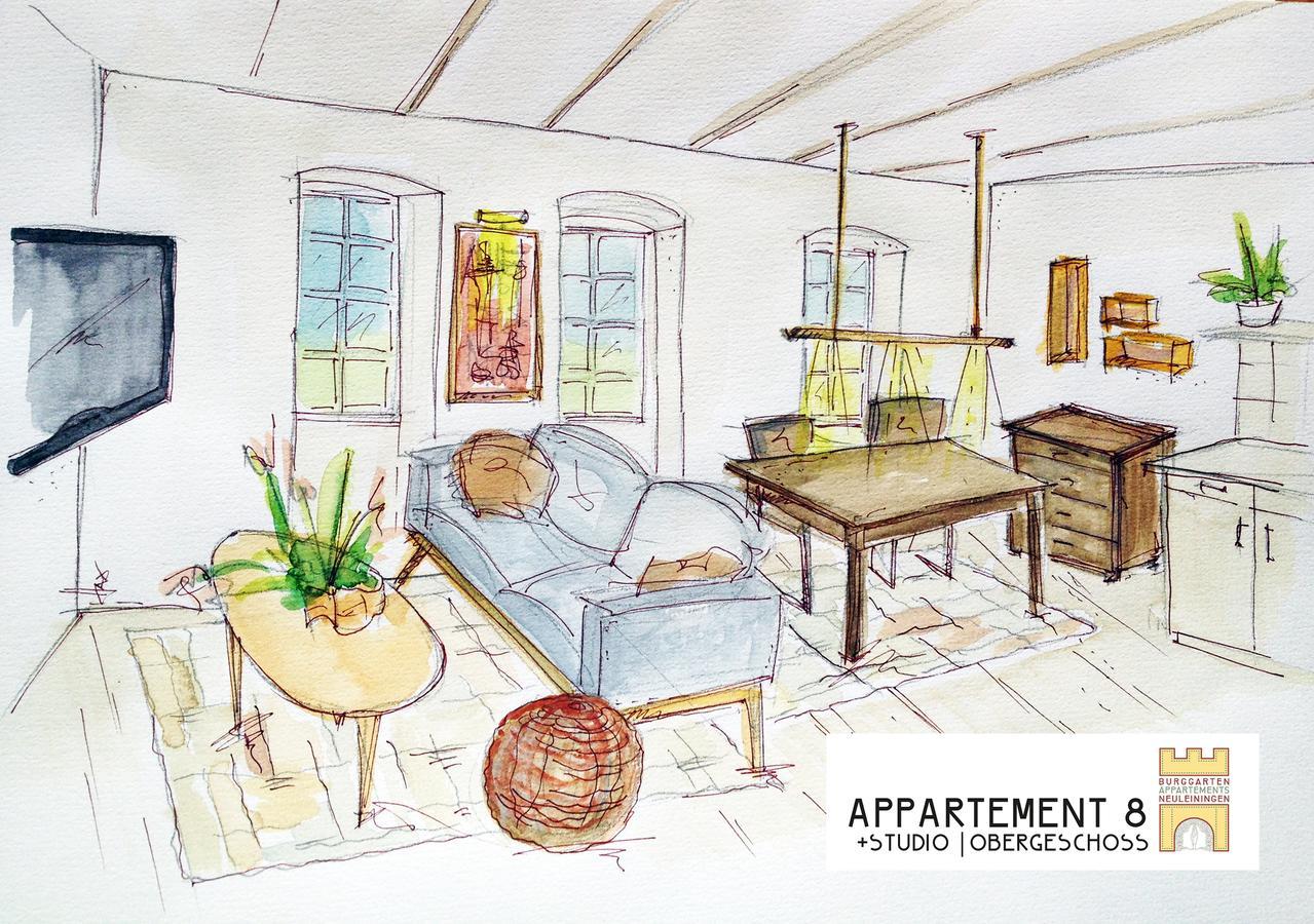 Burggarten Appartements Neuleiningen Luaran gambar