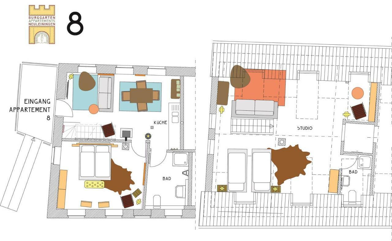 Burggarten Appartements Neuleiningen Luaran gambar